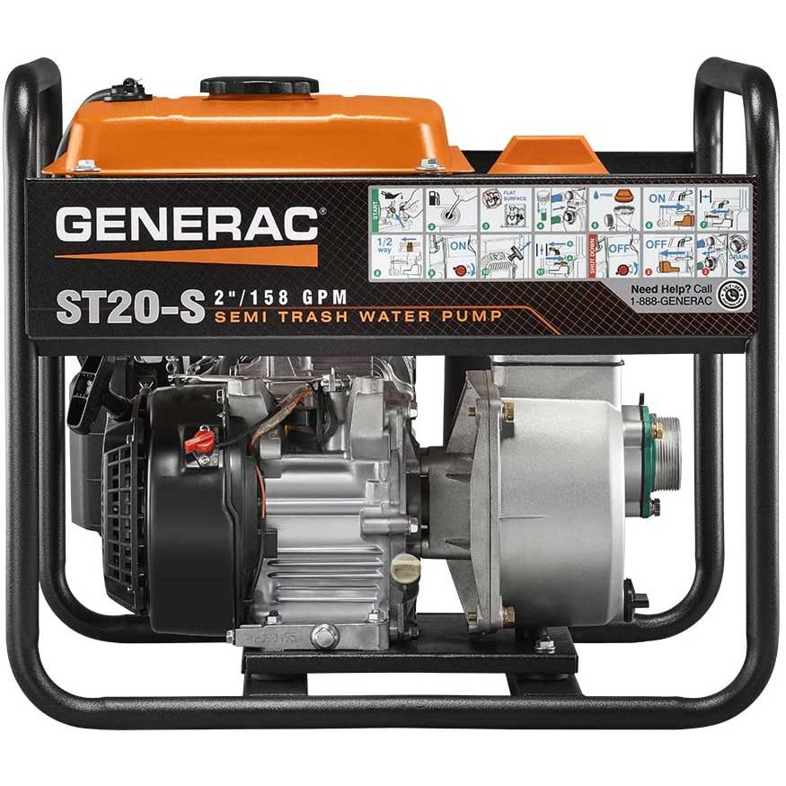 Generac 2in. Semi Trash Water Pump